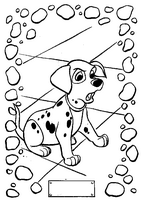 coloriage 101 dalmatiens chiot